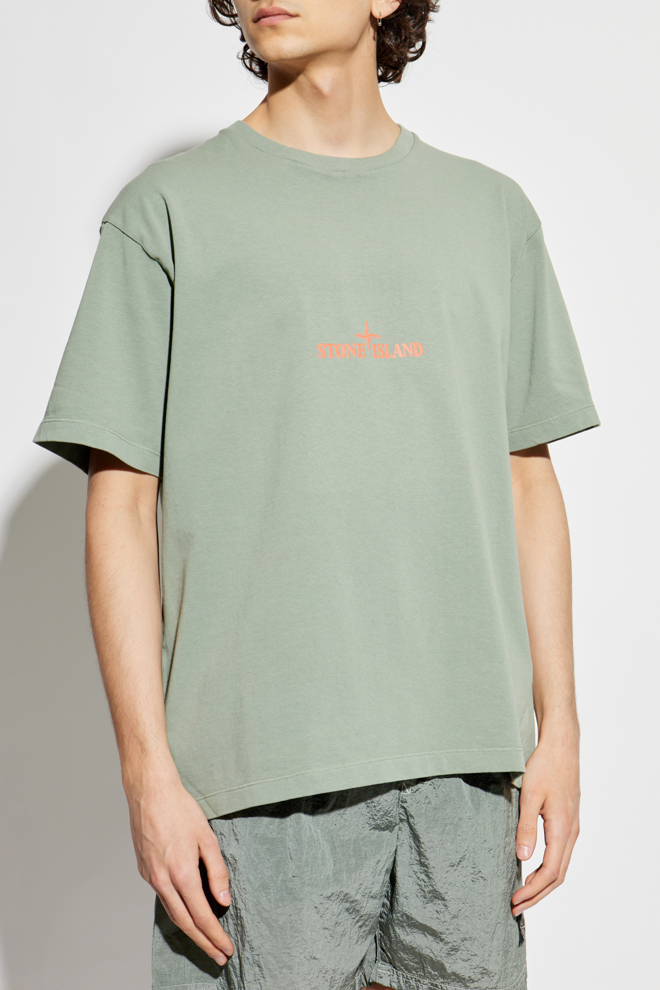 Stone Island T-shirt with print | Men's Clothing | Vitkac